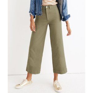 Madewell Olive Wide Leg Pants